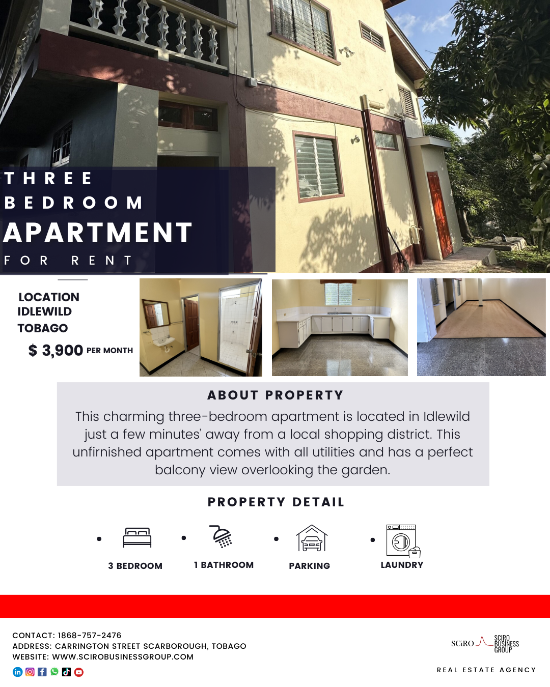 Idlewild 3 bedroom Apartment (Ref #TB92)