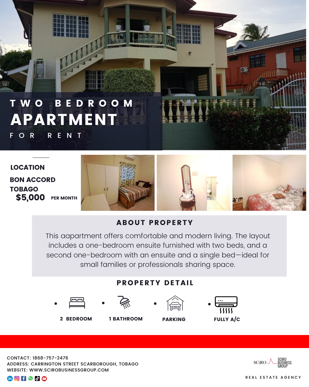 Bon Accord Two Bedroom (Ref # TB129)